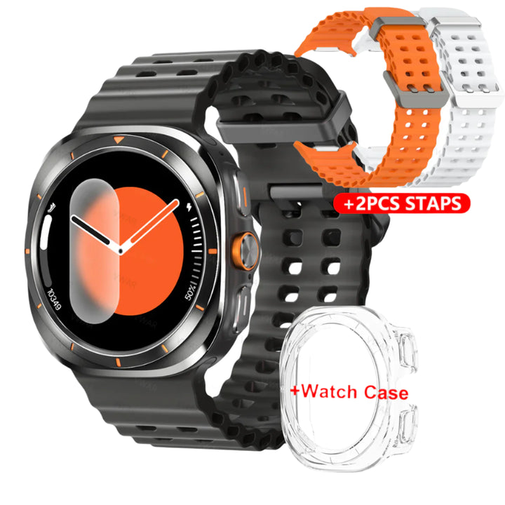 Premium Smartwatch for Men and Women – 1.43" AMOLED Display, IP68 Waterproof, Bluetooth Calling, Heart Rate, Blood Oxygen, SpO2, Compass, NFC, Fitness Tracking, Remote Camera, Multi-Sport Modes