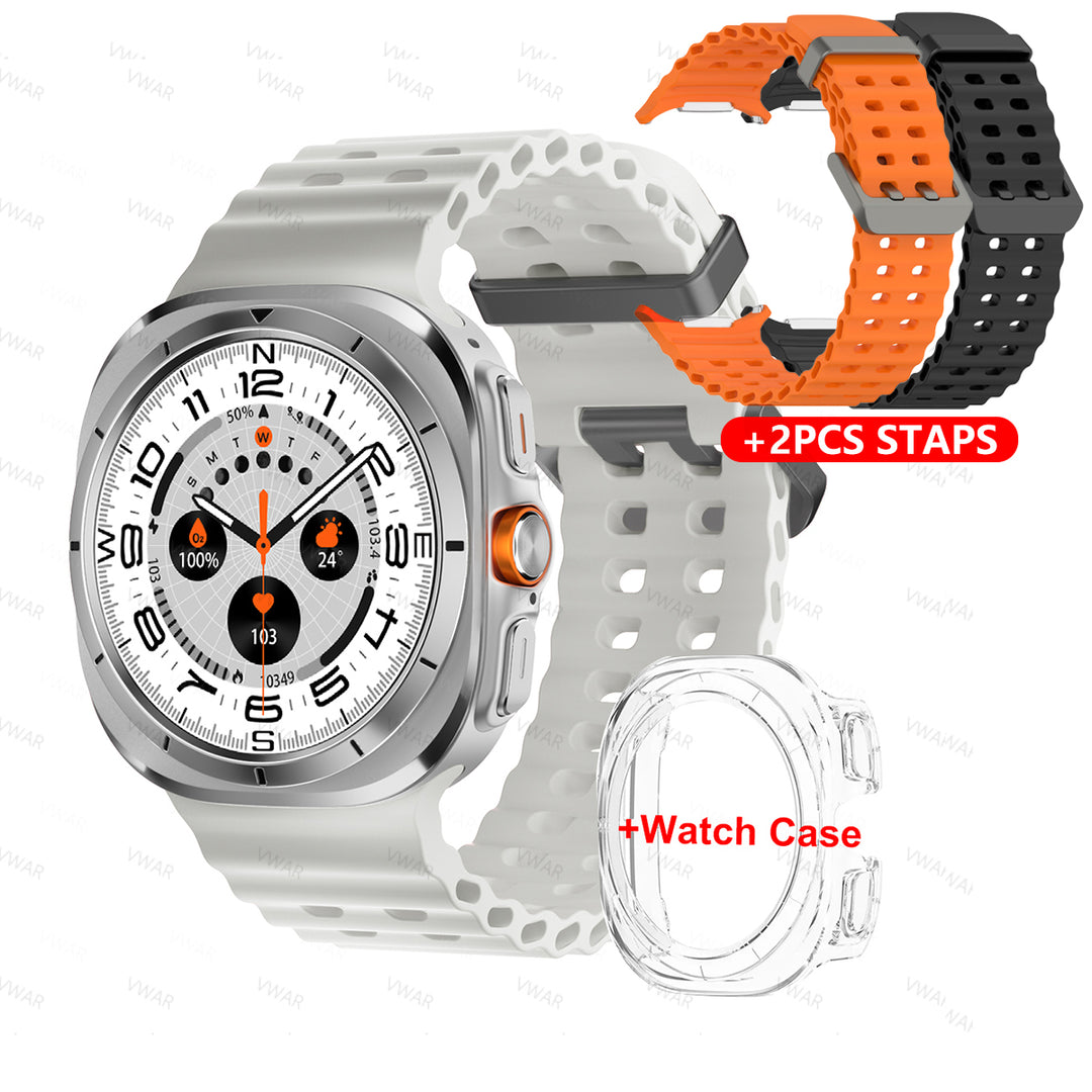 Premium Smartwatch for Men and Women – 1.43" AMOLED Display, IP68 Waterproof, Bluetooth Calling, Heart Rate, Blood Oxygen, SpO2, Compass, NFC, Fitness Tracking, Remote Camera, Multi-Sport Modes