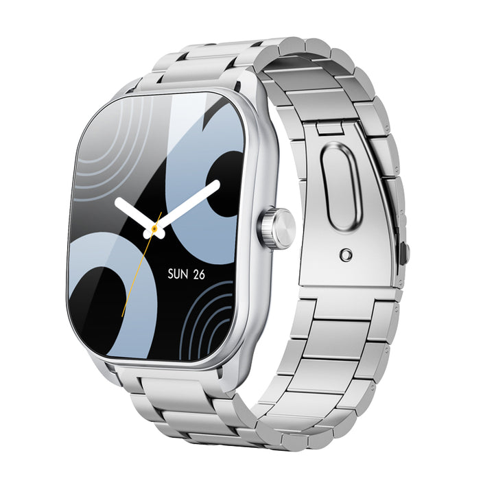 Premium Smartwatch for Men and Women – 2.01" Curved Screen, IP68 Waterproof, Bluetooth Calling, Heart Rate, SpO2, Sleep Monitoring, Sports Modes, Music Control, AI Voice, Fitness Tracker