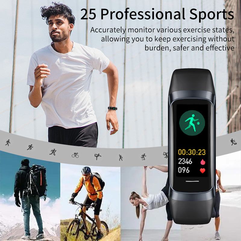 Premium Smartwatch for Women & Men – Heart Rate Monitoring, IP67 Waterproof, 20+ Sports Modes, Blood Pressure, Sleep Tracker, Customizable Watch Faces, Fitness Smart Bracelet for Android & iOS