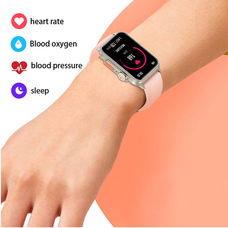 Premium Smartwatch for Women & Men – Heart Rate Monitoring, IP67 Waterproof, 20+ Sports Modes, Blood Pressure, Sleep Tracker, Customizable Watch Faces, Fitness Smart Bracelet for Android & iOS