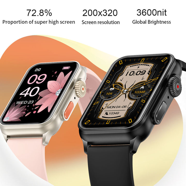Premium Smartwatch for Women & Men – Heart Rate Monitoring, IP67 Waterproof, 20+ Sports Modes, Blood Pressure, Sleep Tracker, Customizable Watch Faces, Fitness Smart Bracelet for Android & iOS
