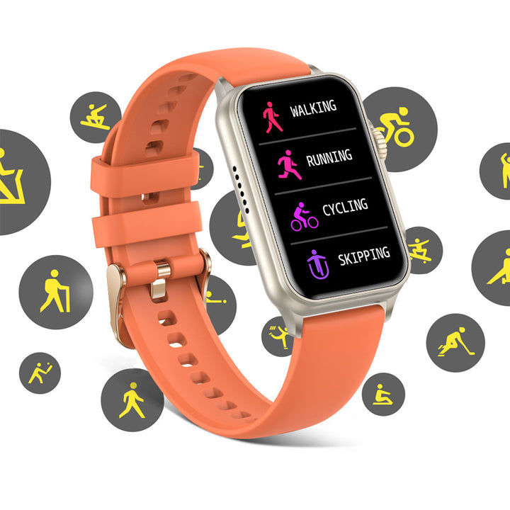 Premium Smartwatch for Women & Men – Heart Rate Monitoring, IP67 Waterproof, 20+ Sports Modes, Blood Pressure, Sleep Tracker, Customizable Watch Faces, Fitness Smart Bracelet for Android & iOS