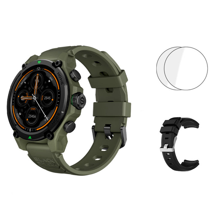 Premium Smartwatch with 1.43" AMOLED Display – GPS, 5ATM Water Resistance, 21-Day Battery Life, 100+ Sports Modes, Bluetooth 5.3, AI Voice Assistant, Wireless Charging, Global Version