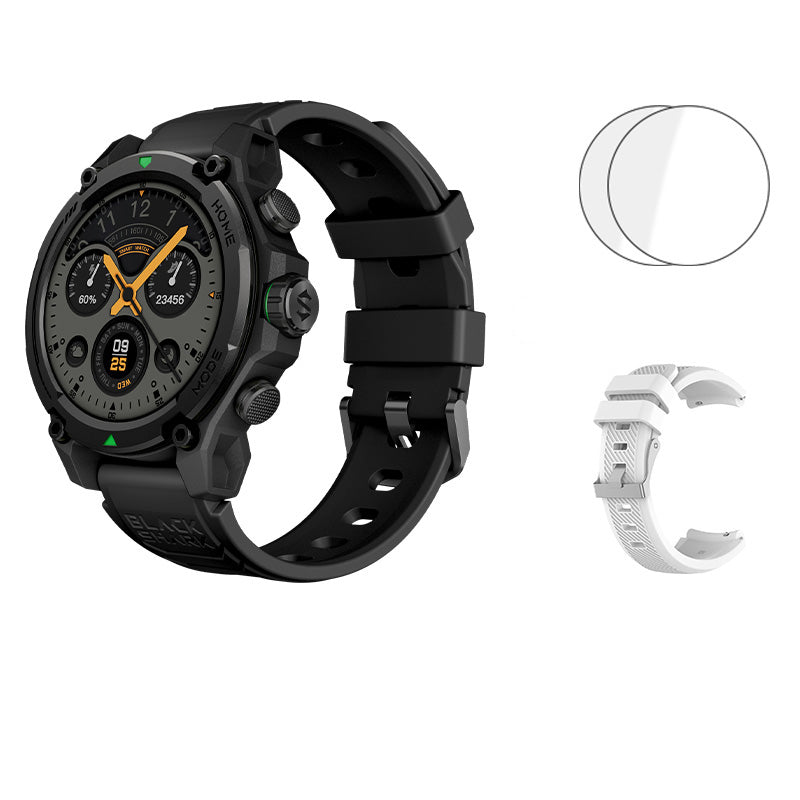 Premium Smartwatch with 1.43" AMOLED Display – GPS, 5ATM Water Resistance, 21-Day Battery Life, 100+ Sports Modes, Bluetooth 5.3, AI Voice Assistant, Wireless Charging, Global Version