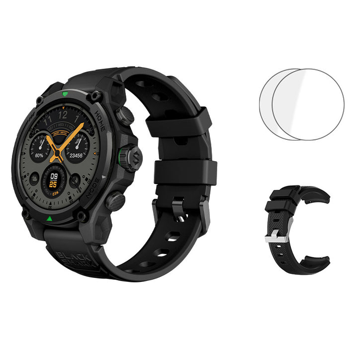 Premium Smartwatch with 1.43" AMOLED Display – GPS, 5ATM Water Resistance, 21-Day Battery Life, 100+ Sports Modes, Bluetooth 5.3, AI Voice Assistant, Wireless Charging, Global Version