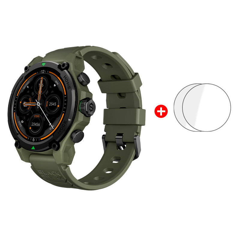 Premium Smartwatch with 1.43" AMOLED Display – GPS, 5ATM Water Resistance, 21-Day Battery Life, 100+ Sports Modes, Bluetooth 5.3, AI Voice Assistant, Wireless Charging, Global Version