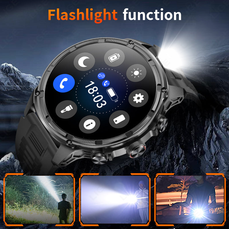 Premium Smartwatch with NFC & Bluetooth Headset – TWS Music & Talk, Sports Tracking, Sleep Monitoring, Camera Control, Music Control, Smart Alarm, Waterproof, Compatible with Android & iOS