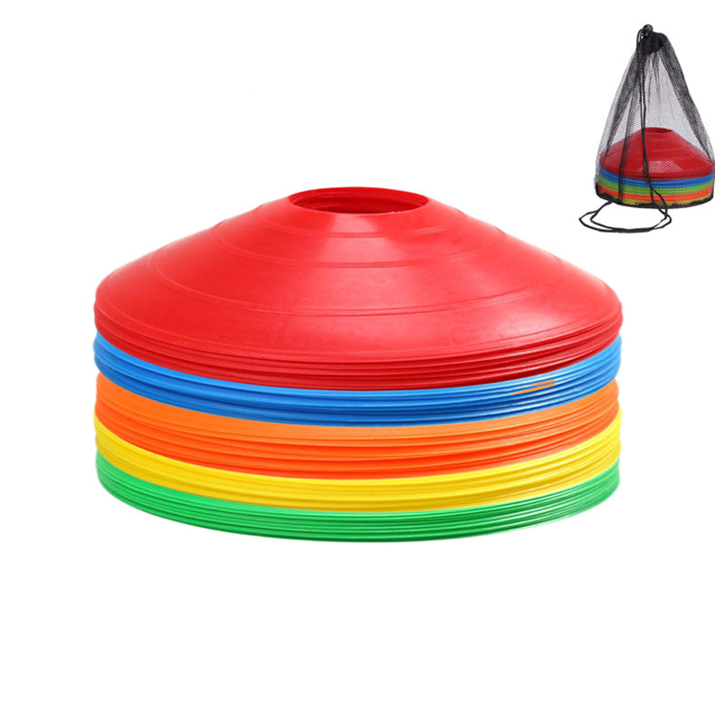 Premium Soccer Training Cones – Set of 10/20/30/50 Agility Discs for Football & Sports Training – Durable PE Material, Bright Colors for Kids & Adults, Easy to Stack and Store