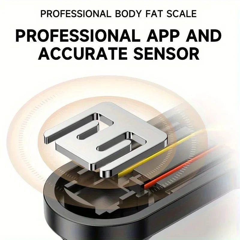 Premium Solar Digital Body Weight Scale – Smart Bathroom Scale with Bioimpedance Analysis, Body Fat Measurement, Light Energy Charging, and Accurate Health Tracking