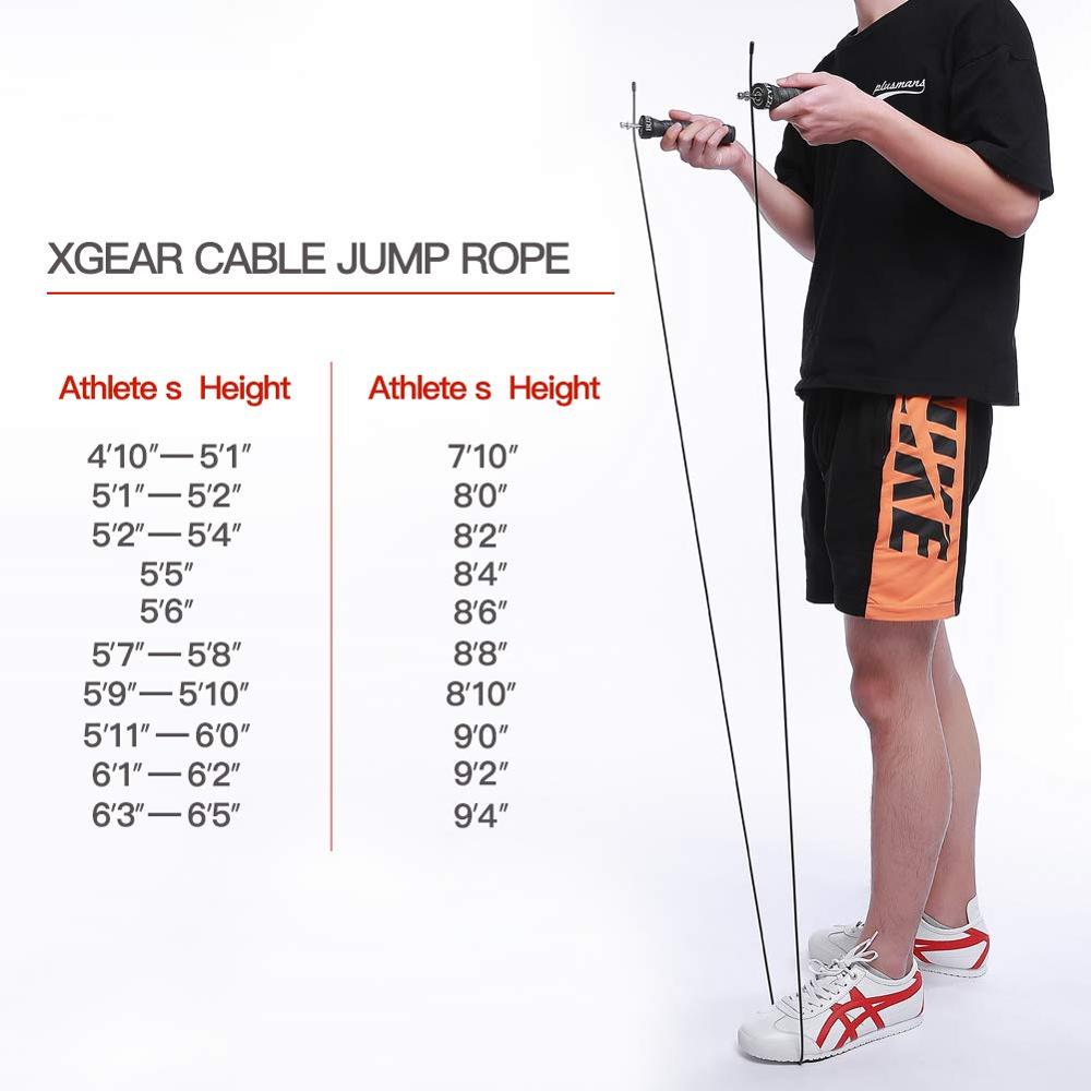 Premium Speed Skipping Rope for Crossfit – Adjustable Jump Rope with Anti-Slip Handles, Pro Ball Bearings, Steel Wire Cord, Ideal for Double Unders and Cardio Workouts