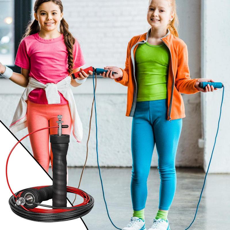 Premium Speed Skipping Rope for Crossfit – Adjustable Jump Rope with Anti-Slip Handles, Pro Ball Bearings, Steel Wire Cord, Ideal for Double Unders and Cardio Workouts