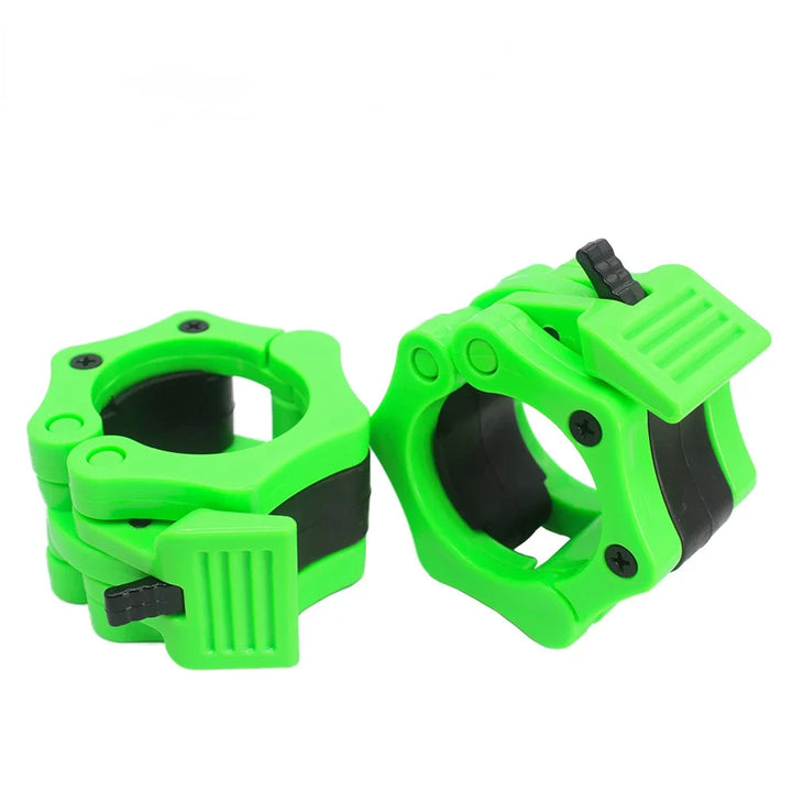 Premium Spinlock Barbell Collars – Quick Release Weightlifting Clamps for 25mm/28mm/30mm/50mm Bars, Reinforced ABS for Secure Fit, Easy One-Hand Installation