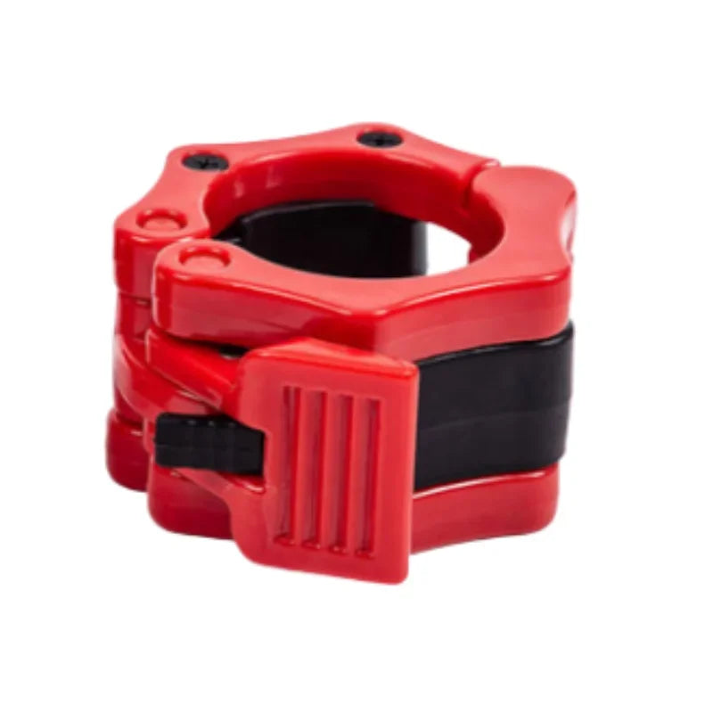 Premium Spinlock Barbell Collars – Quick Release Weightlifting Clamps for 25mm/28mm/30mm/50mm Bars, Reinforced ABS for Secure Fit, Easy One-Hand Installation