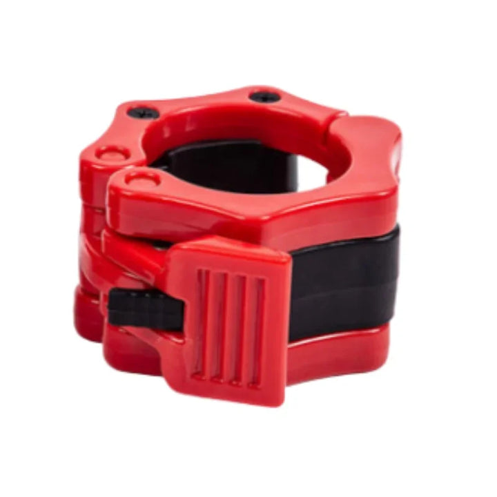 Premium Spinlock Barbell Collars – Quick Release Weightlifting Clamps for 25mm/28mm/30mm/50mm Bars, Reinforced ABS for Secure Fit, Easy One-Hand Installation