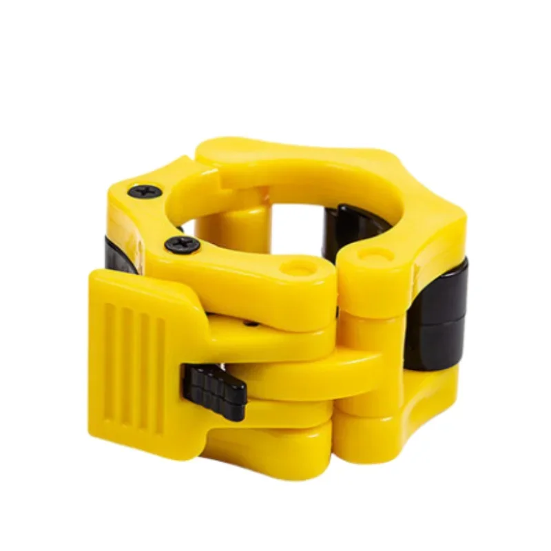 Premium Spinlock Barbell Collars – Quick Release Weightlifting Clamps for 25mm/28mm/30mm/50mm Bars, Reinforced ABS for Secure Fit, Easy One-Hand Installation