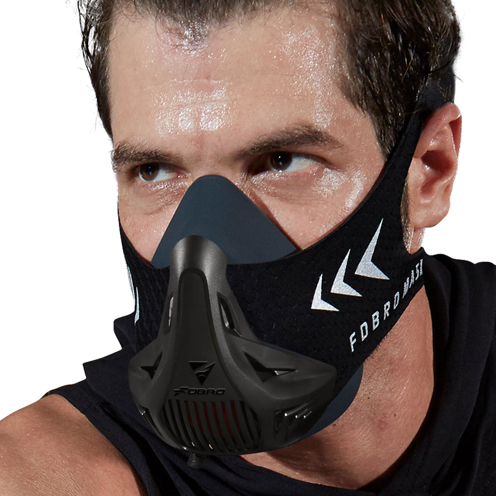 Premium Sports Mask for Running, Cycling, Gym & High Altitude Training – Cardio Workout Conditioning Mask, Air Filtration, Dust Protection, Adjustable Size for Fitness Activities