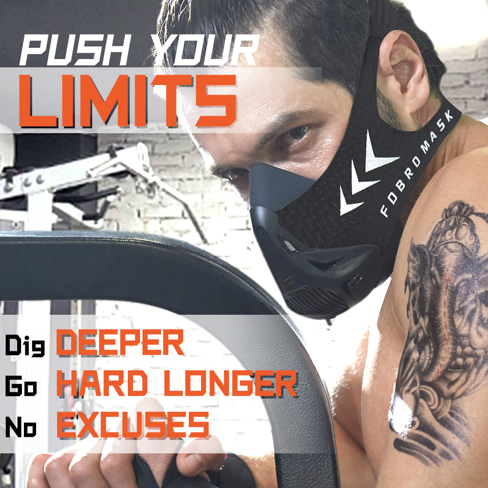 Premium Sports Mask for Running, Cycling, Gym & High Altitude Training – Cardio Workout Conditioning Mask, Air Filtration, Dust Protection, Adjustable Size for Fitness Activities