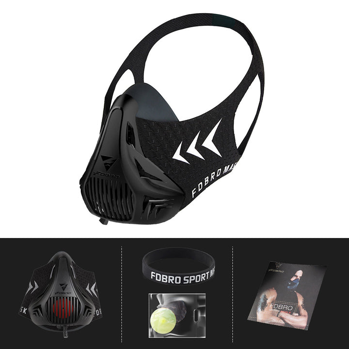 Premium Sports Mask for Running, Cycling, Gym & High Altitude Training – Cardio Workout Conditioning Mask, Air Filtration, Dust Protection, Adjustable Size for Fitness Activities
