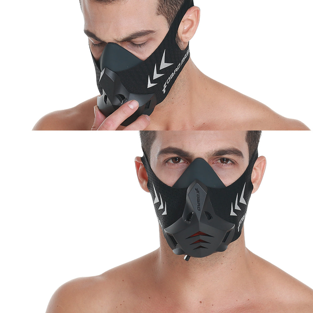 Premium Sports Mask for Running, Cycling, Gym & High Altitude Training – Cardio Workout Conditioning Mask, Air Filtration, Dust Protection, Adjustable Size for Fitness Activities