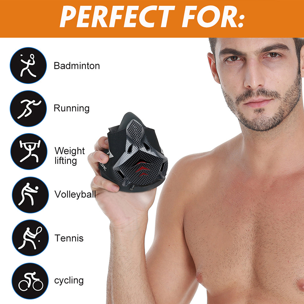 Premium Sports Mask for Running, Cycling, Gym & High Altitude Training – Cardio Workout Conditioning Mask, Air Filtration, Dust Protection, Adjustable Size for Fitness Activities