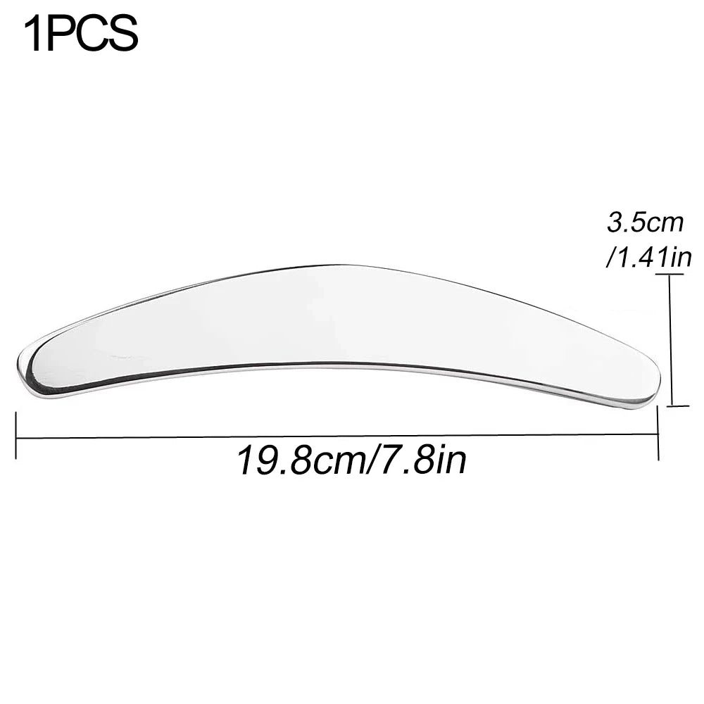 Premium Stainless Steel Gua Sha Scraping Massage Tool - IASTM for Muscle Pain Relief, Soft Tissue Mobilization, and Myofascial Release - Effective Full Body Deep Tissue Massage Tools (1/2/4/5/7pcs)