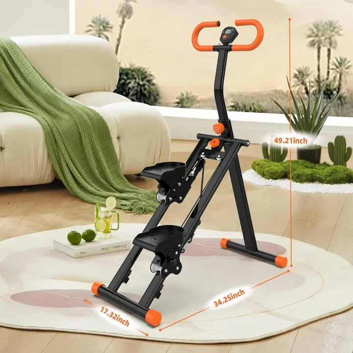 Premium Stair Stepper for Home – Folding Vertical Climber Workout Machine for Full Body Exercise