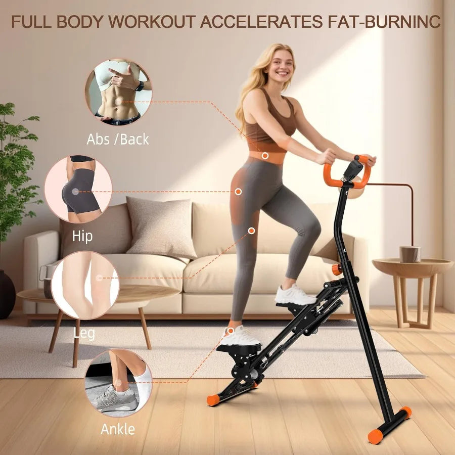 Premium Stair Stepper for Home – Folding Vertical Climber Workout Machine for Full Body Exercise