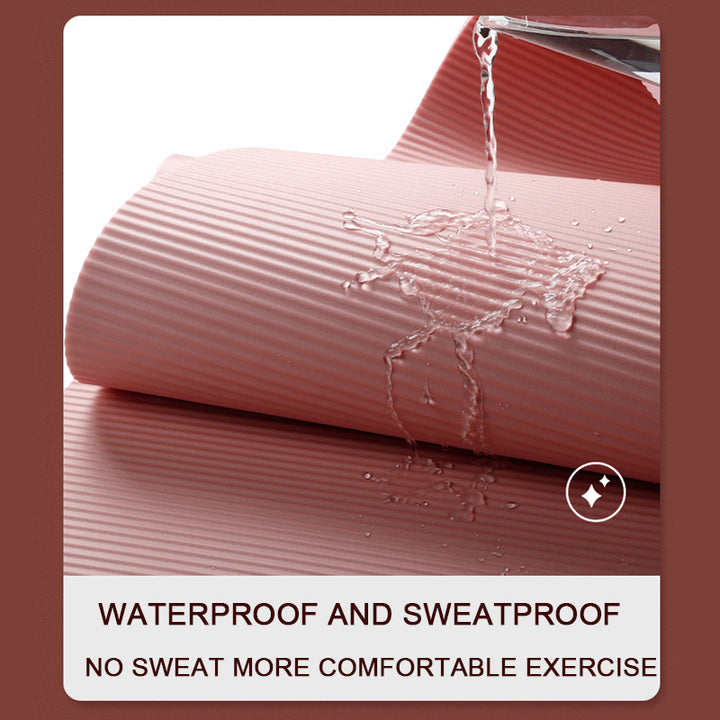 Premium Super Long Yoga Mat – 2M Extra Large High-Density Exercise Mat for Pilates & Fitness – Waterproof, Anti-Skid, 15mm Thickness, with Carry Bag – Ideal for Men & Beginners