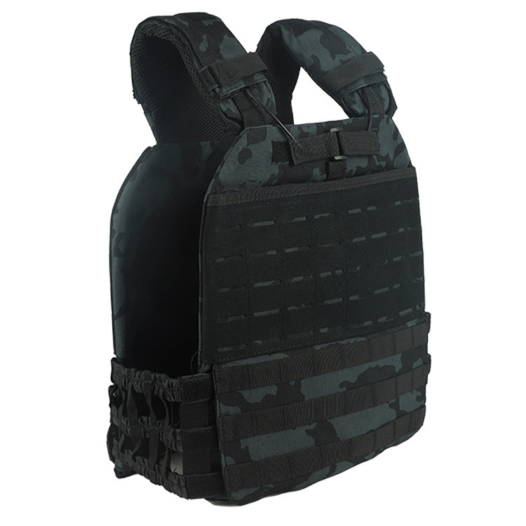 Premium Tactical Hunting Vest for Men – Camouflage Plate Carrier, 900D Outdoor Sports Fitness, Weighted Training Vest, Adjustable Combat Gear for Fitness and Combat Training