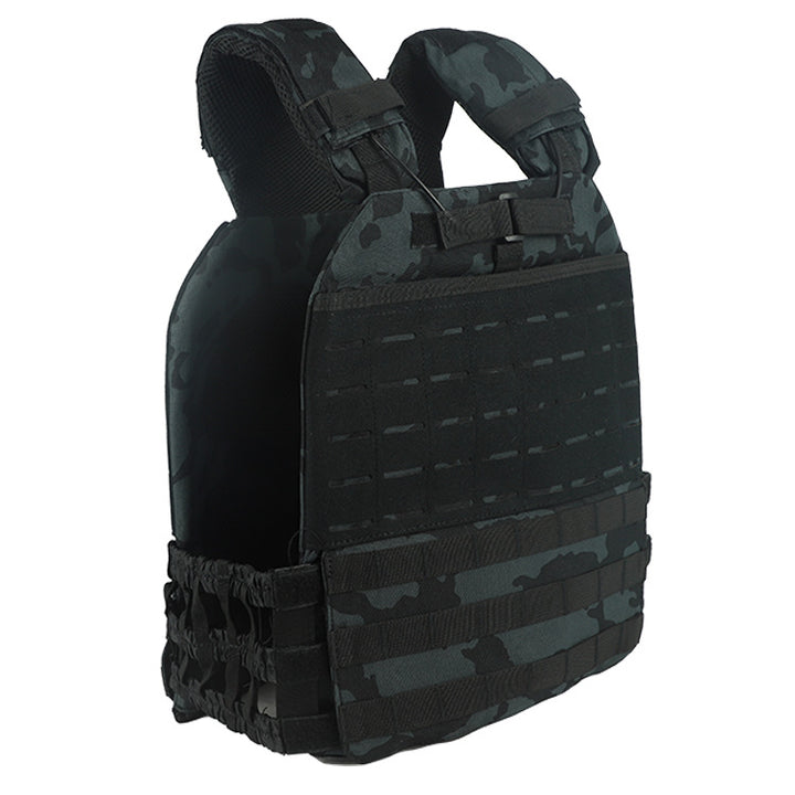 Premium Tactical Hunting Vest for Men – Camouflage Plate Carrier, 900D Outdoor Sports Fitness, Weighted Training Vest, Adjustable Combat Gear for Fitness and Combat Training