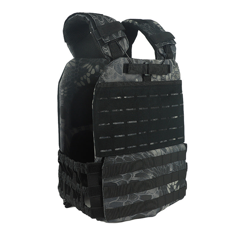 Premium Tactical Hunting Vest for Men – Camouflage Plate Carrier, 900D Outdoor Sports Fitness, Weighted Training Vest, Adjustable Combat Gear for Fitness and Combat Training