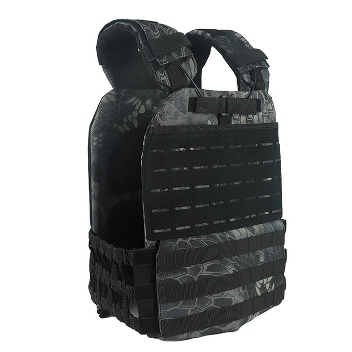 Premium Tactical Hunting Vest for Men – Camouflage Plate Carrier, 900D Outdoor Sports Fitness, Weighted Training Vest, Adjustable Combat Gear for Fitness and Combat Training