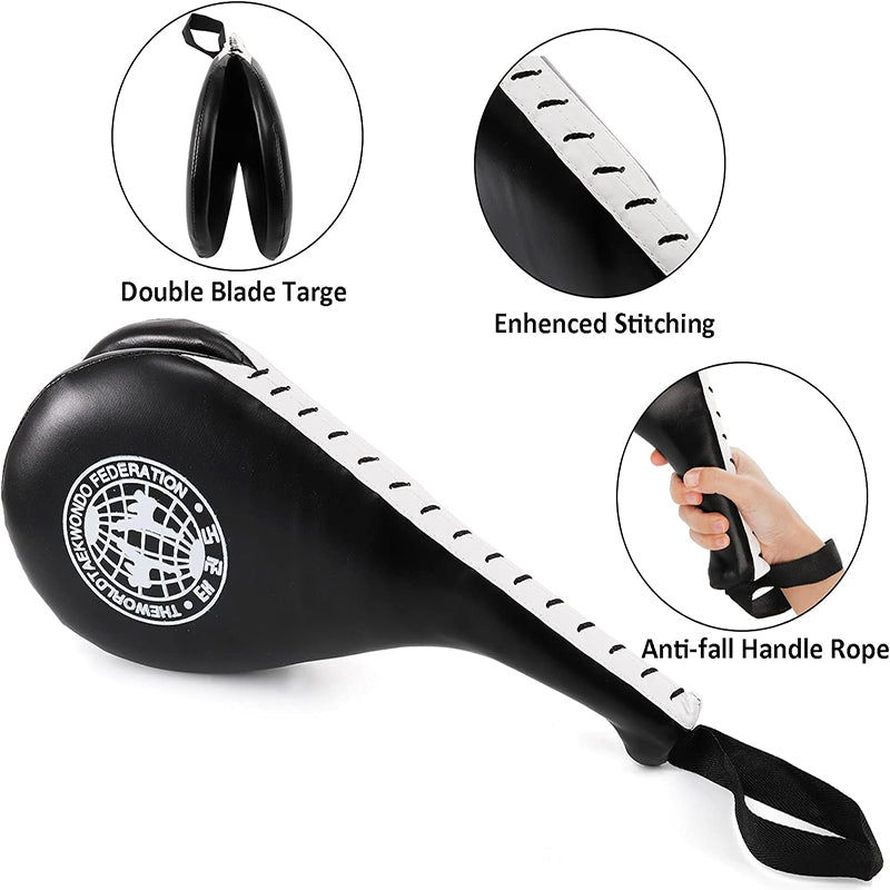 Premium Taekwondo Boxing Pad – High Quality Foot Target for Sanda, Muay Thai, Kickboxing, MMA & Martial Arts Training, Lightweight PU Leather with EVA Foam for Kids & Adults