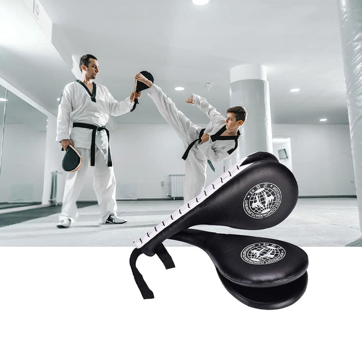 Premium Taekwondo Boxing Pad – High Quality Foot Target for Sanda, Muay Thai, Kickboxing, MMA & Martial Arts Training, Lightweight PU Leather with EVA Foam for Kids & Adults