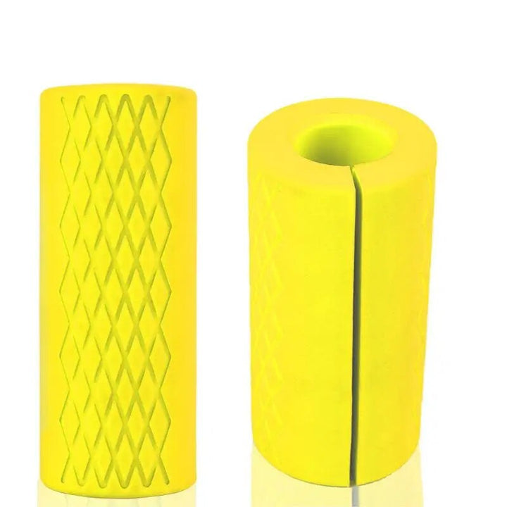 Premium Thick Bar Dumbbell Handles for Weightlifting - Anti-Slip Silicon Grip, Forearm Strength Support, Joint Pain Relief, Fitness Equipment for Bodybuilding