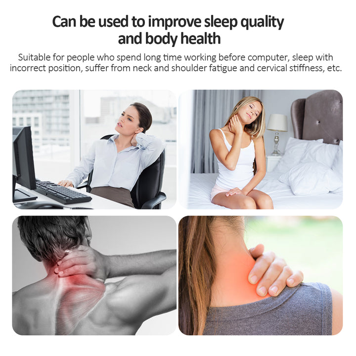 Premium Tourmaline Magnetic Neck Support Belt with Self-Heating & Infrared Therapy, Pain Relief Cervical Massager for Back & Neck Support
