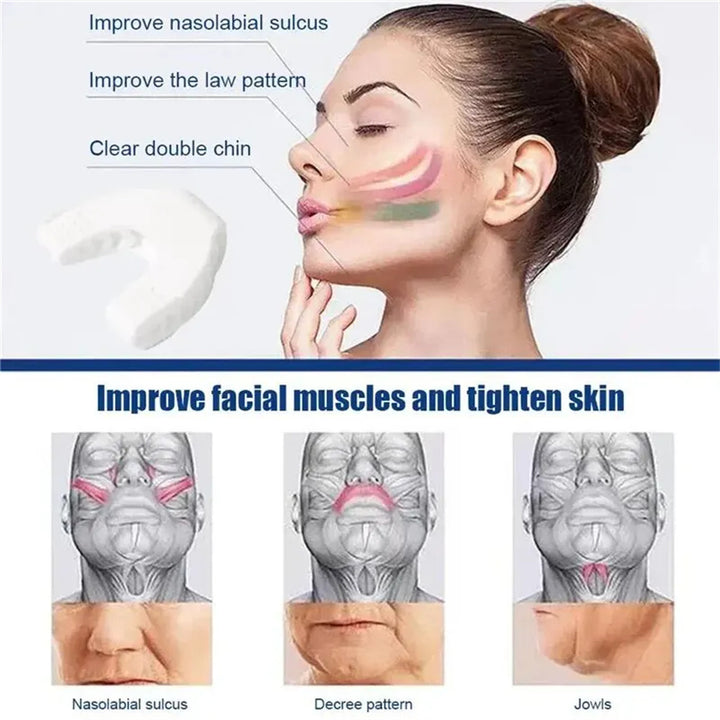 Premium U-Shape Jaw Exerciser – Facial Fitness & Jawline Training Equipment – Muscle Chew Ball for Mouth & Face, Double Chin Reducer, Jaw Strengthening & Chew Bite Breaker