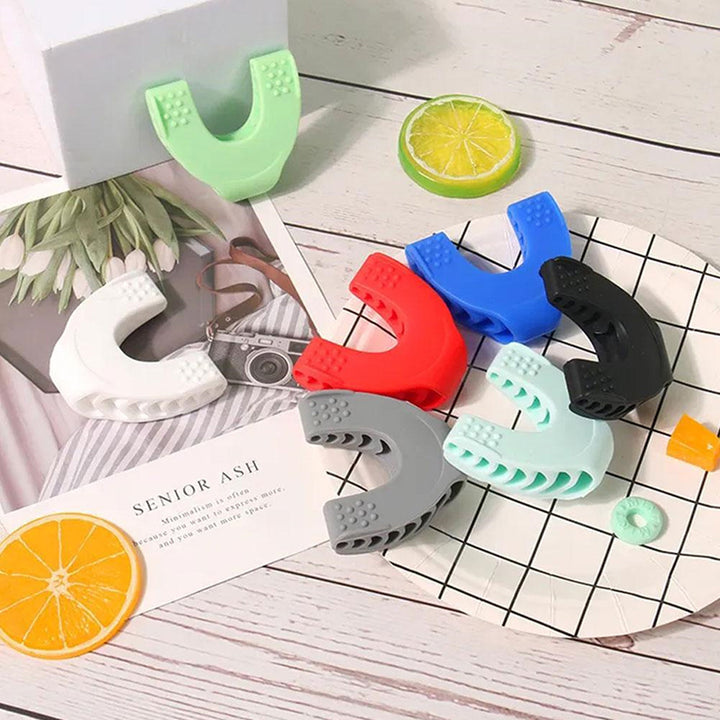 Premium U-Shape Jaw Exerciser – Facial Fitness & Jawline Training Equipment – Muscle Chew Ball for Mouth & Face, Double Chin Reducer, Jaw Strengthening & Chew Bite Breaker