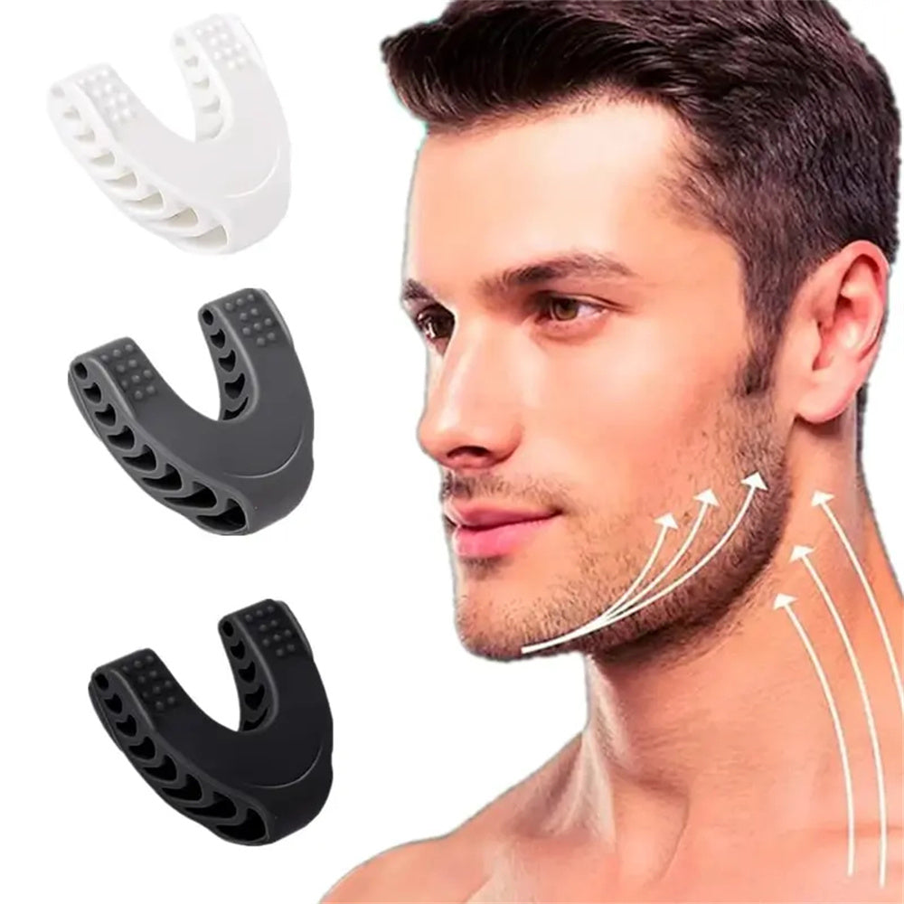 Premium U-Shape Jaw Exerciser – Facial Fitness & Jawline Training Equipment – Muscle Chew Ball for Mouth & Face, Double Chin Reducer, Jaw Strengthening & Chew Bite Breaker