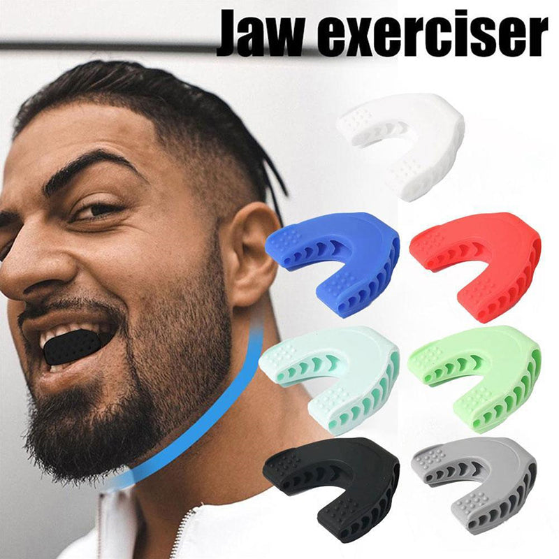Premium U-Shape Jaw Exerciser – Facial Fitness & Jawline Training Equipment – Muscle Chew Ball for Mouth & Face, Double Chin Reducer, Jaw Strengthening & Chew Bite Breaker