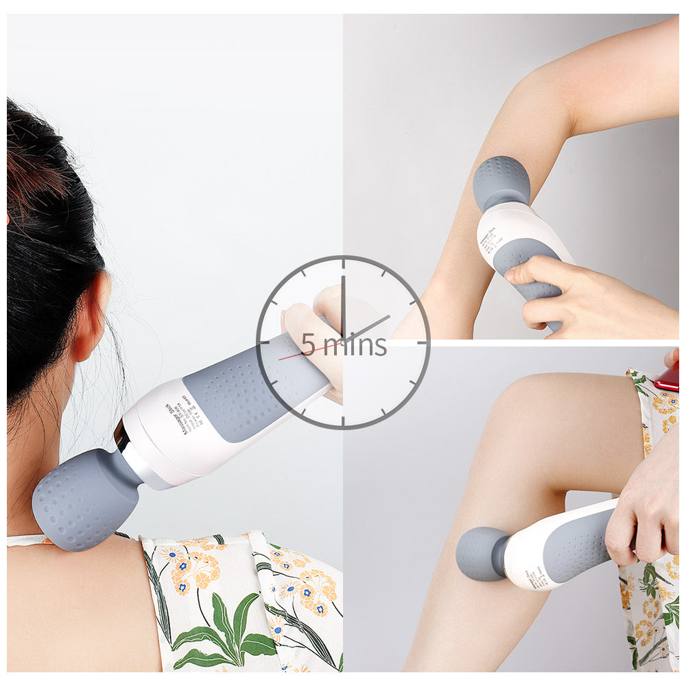 Premium USB Handheld Electric Massager – High Frequency Vibration Wand for Neck, Back, and Muscle Pain Relief, Deep Tissue Massage Machine with 5 Modes, Cordless Design, and Therapeutic Relief