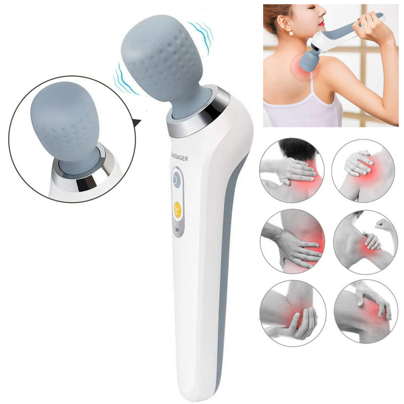 Premium USB Handheld Electric Massager – High Frequency Vibration Wand for Neck, Back, and Muscle Pain Relief, Deep Tissue Massage Machine with 5 Modes, Cordless Design, and Therapeutic Relief