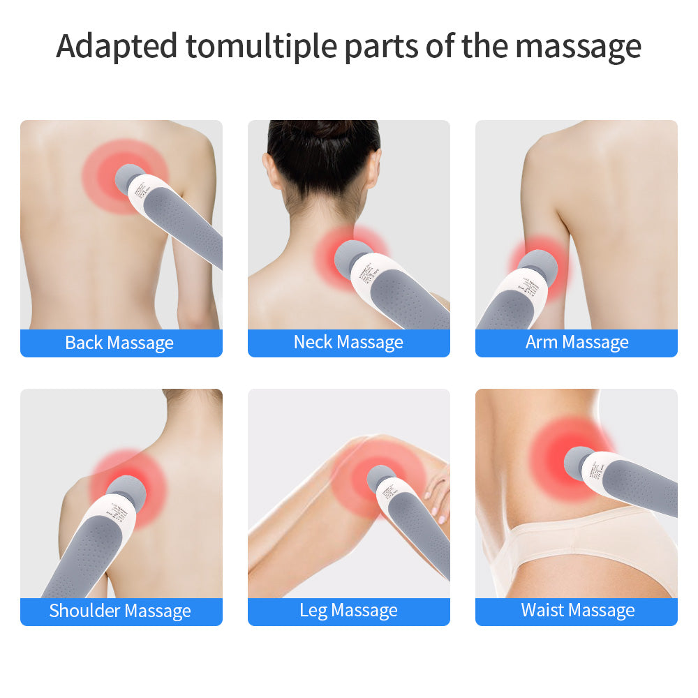Premium USB Handheld Electric Massager – High Frequency Vibration Wand for Neck, Back, and Muscle Pain Relief, Deep Tissue Massage Machine with 5 Modes, Cordless Design, and Therapeutic Relief