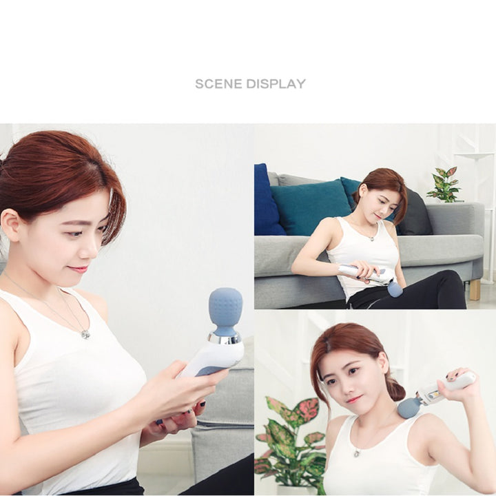 Premium USB Handheld Electric Massager – High Frequency Vibration Wand for Neck, Back, and Muscle Pain Relief, Deep Tissue Massage Machine with 5 Modes, Cordless Design, and Therapeutic Relief