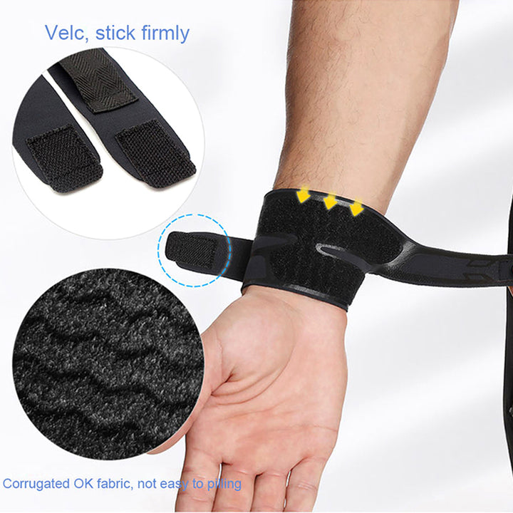 Premium Ultra-Thin Compression Wrist Brace – Adjustable Wrist Straps for Workout, Tennis, Weightlifting, Carpal Tunnel, Tendonitis, Sprains, Arthritis Pain Relief, Comfortable and Breathable Design