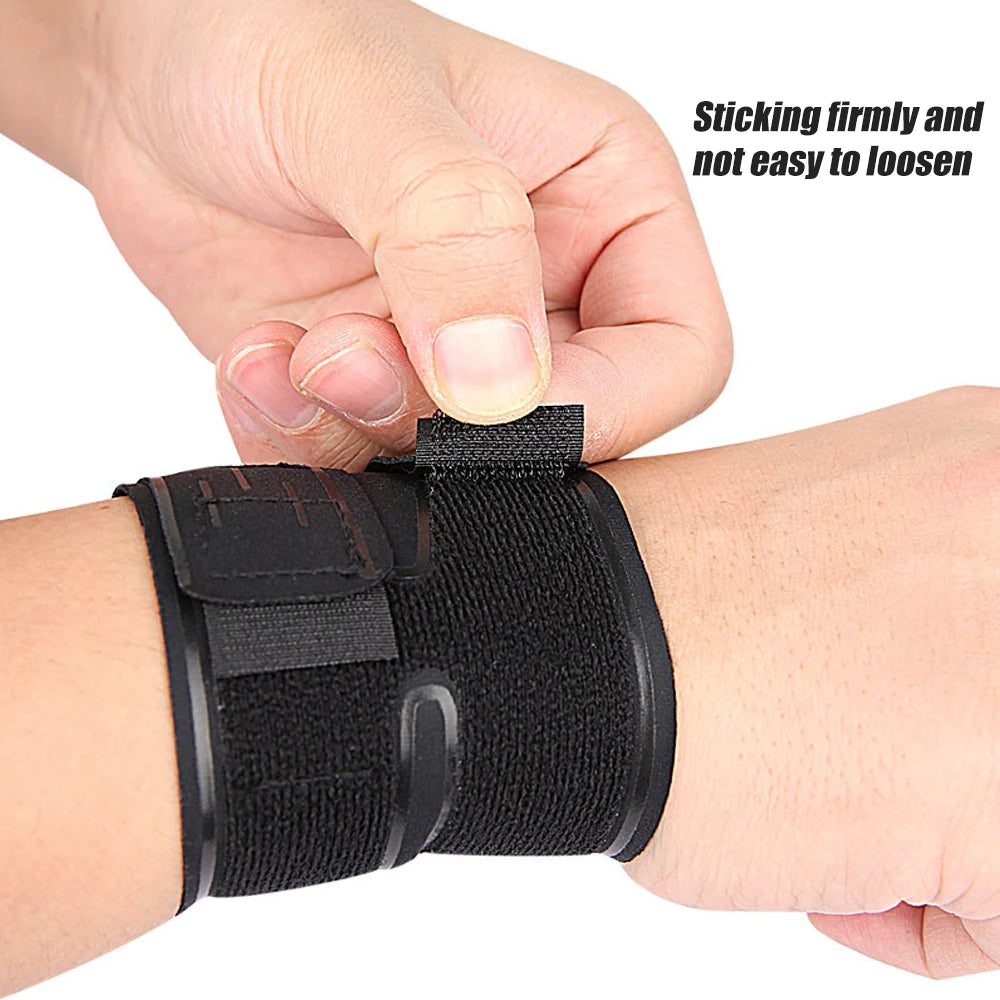 Premium Ultra-Thin Compression Wrist Brace – Adjustable Wrist Straps for Workout, Tennis, Weightlifting, Carpal Tunnel, Tendonitis, Sprains, Arthritis Pain Relief, Comfortable and Breathable Design