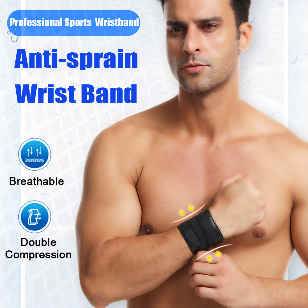 Premium Ultra-Thin Compression Wrist Brace – Adjustable Wrist Straps for Workout, Tennis, Weightlifting, Carpal Tunnel, Tendonitis, Sprains, Arthritis Pain Relief, Comfortable and Breathable Design