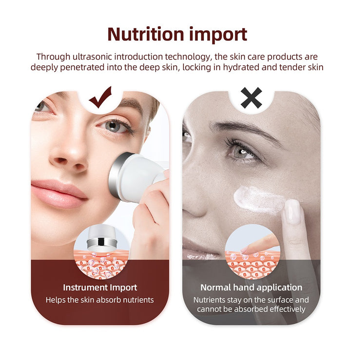 Premium Ultrasound Beauty Machine – High Frequency Face and Eye Massager for Skin Care, Facial Lifting, and SPA-Grade Ultrasonic Cleansing Device