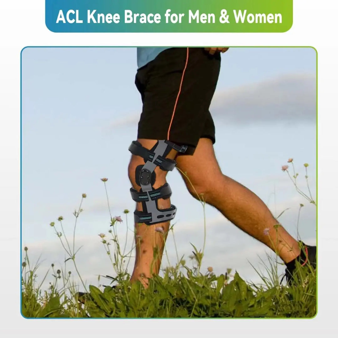 Premium Unloader Knee Brace for Arthritis Pain Relief, Osteoarthritis Support, Adjustable ROM Stabilizer, Post-Surgical Recovery, One Size Fits All, FDA Registered